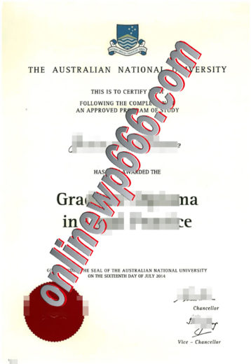 buy Australian National University degree