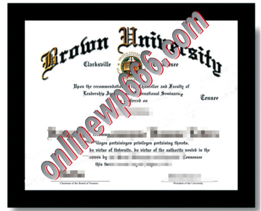 buy Brown University degree certificate