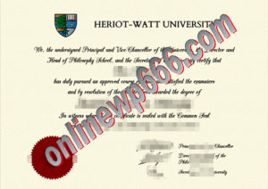 buy Heriot-Watt University diploma