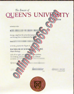 buy Queen's University degree certificate