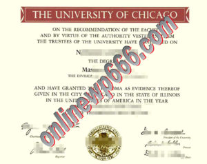 buy University of Chicago degree certificate