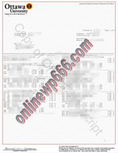buy University of Ottawa transcript