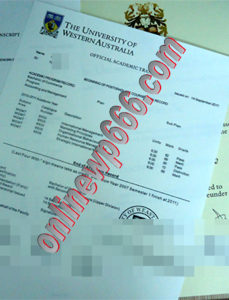 buy University of Western Australia transcript
