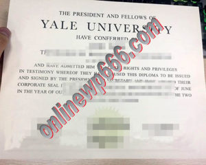buy Yale University degree certificate