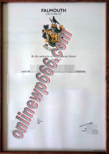 buy Falmouth University degree certificate