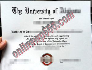 buy University of Alabama degree certificate