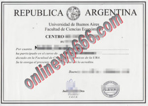 buy University of Buenos Aires degree certificate