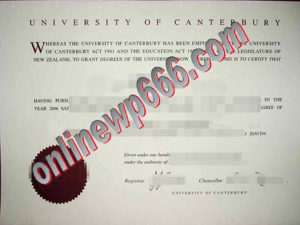 fake University of Canterbury degree