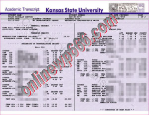 buy University of Kansas transcript