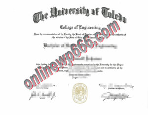 buy University of Toledo degree certificate