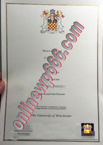 buy University of Winchester degree certificate
