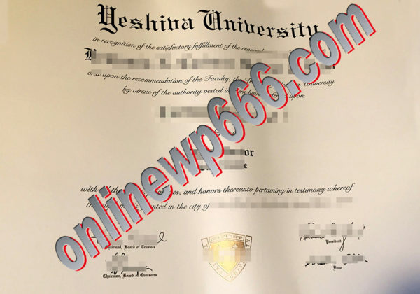 buy Yeshiva university degree certificate