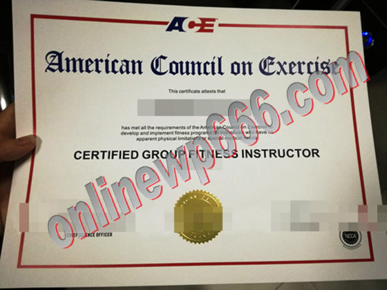 buy American Council on Exercise degree