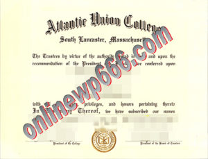 Atlantic Union College degree