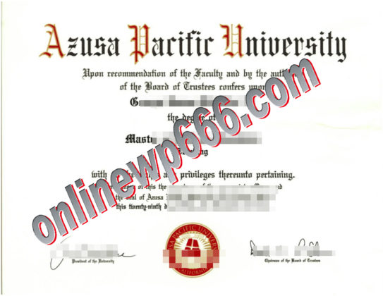buy Azusa Pacific University degree