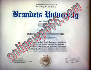 buy Brandeis University degree certificate