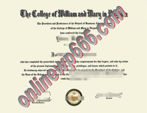 buy College of William & Mary degree
