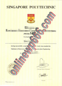 Singapore Polytechnic degree certificate