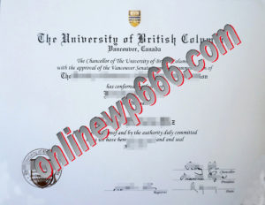 buy UBC Sauder School of Business degree certificate