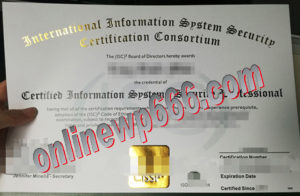 CISSP fake certificate