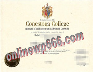 fake Conestoga College diploma
