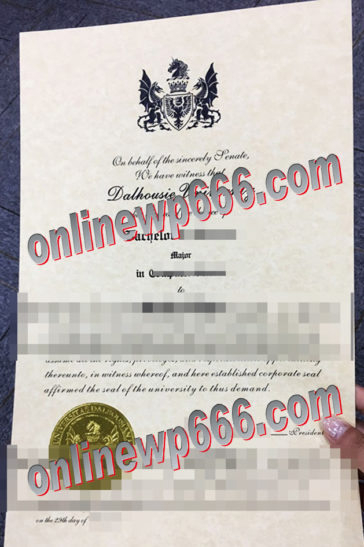 fake Dalhousie University diploma