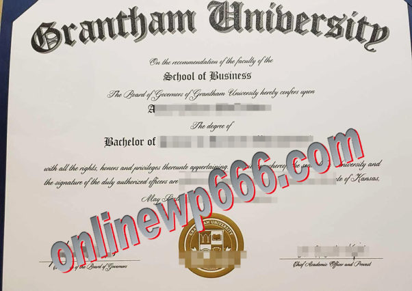 Grantham University diploma
