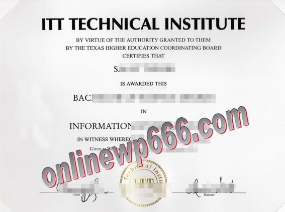 fake ITT Technical Institute degree