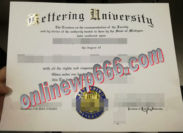 buy Kettering University diploma