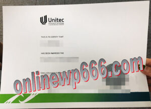 fake UNITEC Institute of Technology degree certificate