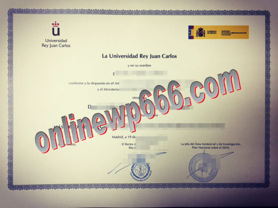 buy Universidad Rey Juan Carlos degree certificate