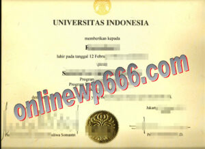 buy University of Indonesia degree certificate